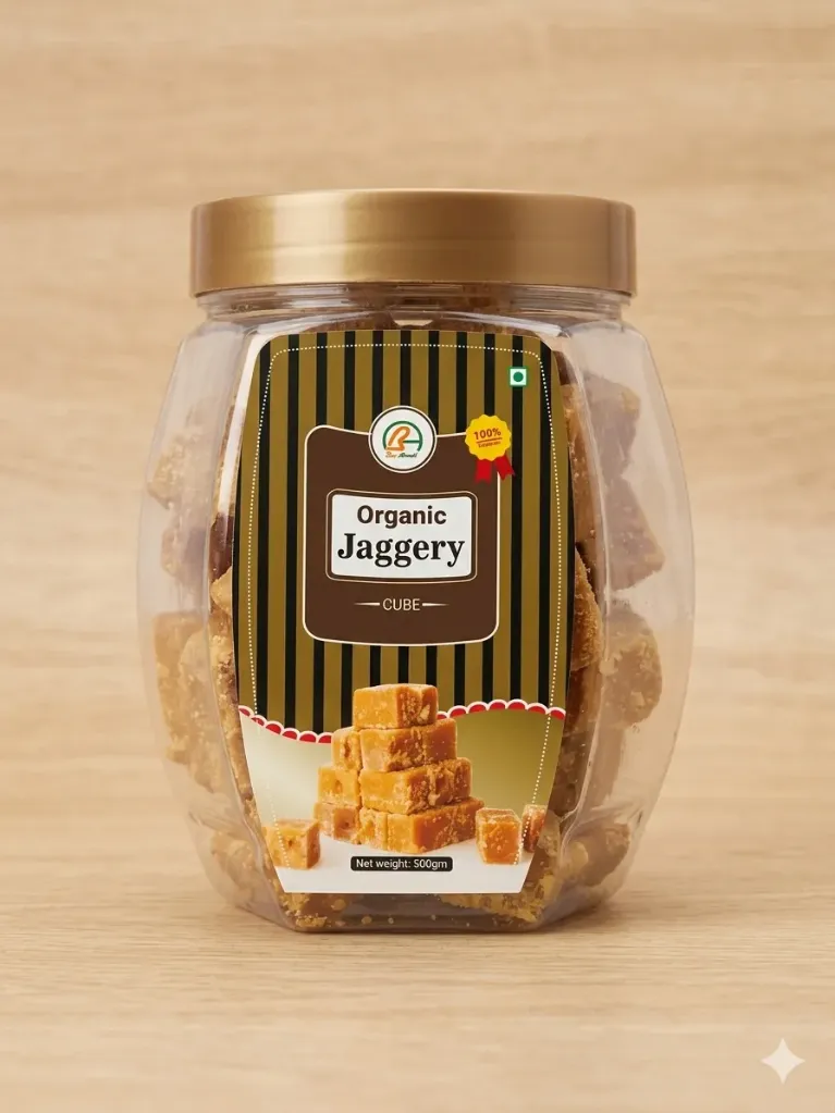 Organic Jaggery 500 Gr ऑर्गेनिक गुड़ - 500 ग्राम