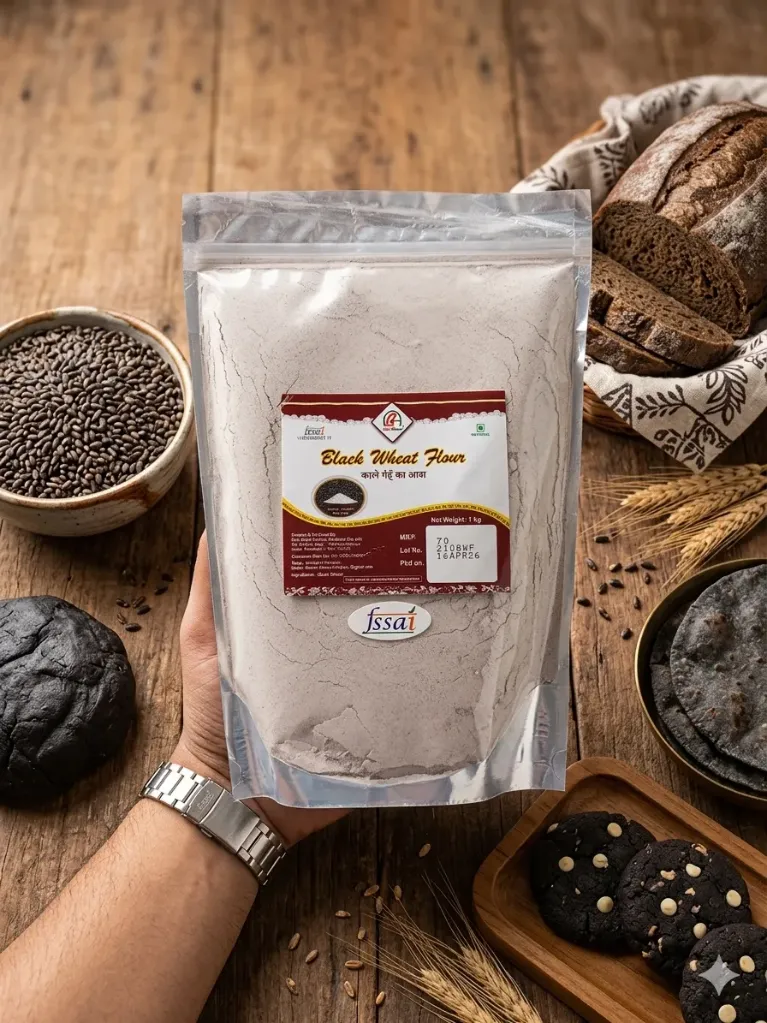 Black Wheat Flour 1 kg काला गेहूं का आटा - १ किलो